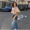Women's Trench Cape Coat Vintage Double Breasted Short Trench Style Poncho Female Spring Woman Street Outerwear