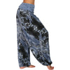 Plus Size 1XL-8XL Woman‘s Multi-color Digital Printed Harem Pants Trousers Ladies Long Leg Wide Leg Pants Pants
