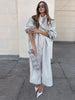 Women Oversized Stand Collar Trench Coat Loose Snap Button Full Sleeve Long Windbreaker Autumn Lady Casual Outfits