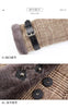 Autumn Winter Plaid Cotton Jacket Women's Warm Temperament Polo Collar Wool Coat Female Long Parkas Overcoat