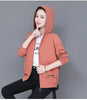 Women'S Clothes Spring Autumn Jacket Top Women Windbreaker Korean Loose Casual Hooded Jacket Ladies All-Match Coat