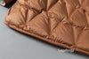 Lagabogy Autumn Winter Women Ultralight White Duck Down Long Jacket Female Single-Breasted Double Sided Puffer Coat