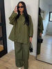Navy Blue Bubble Tie Waist Maxi Dress Loose Flared Long Sleeve Spring Modest Women Shirt Dress Elegant Lady Vestidos