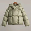 Winter Warm Puffer Jackets Women's Loose Parkas Coat Hooded Bread Jacket Outwear Cotton-padded Solid Quilted Jacket