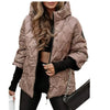 Women Parkas Full Sleeve Hooded Thick Solid Zipper Coats Loose Casual Pockets Streetwear Jackets Lady Warm Autumn Winter