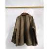 Splicing Corduroy Workwear Jacket, Military Green Hunting Outfit, Retro Cotton Jacket, Women's Spring