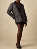Chic Solid Spliced Lace Edge Blazers for Women Notched Collar Long Sleeve Temperament Designer Coats Female Clothes Style