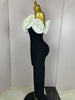 Stereoscopic Red Flowers Sexy Off The Shoulder Ankle Lenght Bandage Dress Woman Birthday Party Vestido Wedding Party Outfit