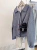 Autumn Winter Women Sweater Cardigans Lazy Style Knitted Cardigans Loose Lapel Casual Tops Coat