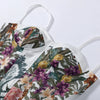Women's Floral Printed Pants Set 3-pieces Blazer & Corset Crop Top & Wide-leg Pant Spring Chic Lady Party Outfits