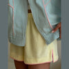 Casual Patchwork Women Coat Elegant Long Sleeve Zippers Pocket Stand Collar Female Outwear Autumn Winter Lady Streetwear
