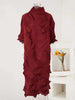 Spring Pleated Dress For Women Loose Fold Turtleneck A-Line Vintage Long Dresses Lady Elegant Clothes Tide 2Aa6000