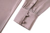 AS SS26 light satin ball buttons dress lightweight comfortable fabric dressy woman clothes