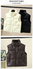 2025New Women Autumn Winter Down Cotton Vest short Stand-up Collar Cotton Vest Vest With Everything On The Shoulder Coat