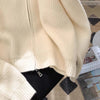 2026Autumn Winter knitted Cardigan Sweater Women Long-Sleeved Zipper High Neck Coat Female Loose Sweater Ladies Tops