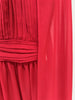 High Street Designer Party Vestido Women's Drifting Sleeves Chiffon Pleated Holiday Long Dress