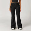 Bell-bottoms High Waist Workout Yoga Leggings Fitness Butt Lifting Scrunch Butt Sports Gym Flared Pants Women Wide Leg Pants