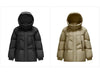 Mid-Length Down Jacket Women Loose Fit Hooded Textured Coat Women winter coats Casual Warm Style