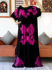 Party Dress Tie-dry Printed Cotton Women Boho Maxi Dress Casual Holiday Party Dresses Indie Folk African Vestidos