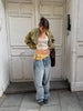 Cropped Bomber Short Jackets Women Solid Folded Hem Zipper Pockets Full Sleeves Coats Women Lady Casual Daily Street Outwear