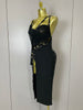 Chic Elegant Pin Split Sexy One Shoulder Bandage Long Dress Women Evening Party Club Birthday Dresses Vestidos