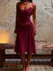 Stand Coat & Half Skirt Outfit Lady Casual Long Sleeve Solid Slim 2Pc Suit Elegant Ruffle Single Breasted Long Skirt Set