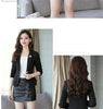 Spring Autumn Jackets Women Blazer 2026New Solid Slim Office Short Blazer Women Elegant Single Button Formal Blazer Coat