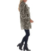 Women Winter Warm Faux Fur Coat Casual Turn-down Collar Leopard Jackets Ladies Streetwear Long Sleeve Pockets Overcoats