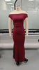 Autumn Women's Off-Shoulder Boat Neck Dress Sexy Elegant Long Skirt Evening Gown for Women