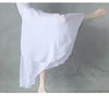 Chiffon Ballet Tutu Dance Skirt Dance Skate Wrap Scarf Gymnastics Ballerina Lyrical Long Ballet Skirt Ballet Dance Dress Women