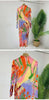 Pleated Print Dress For Women Stand Collar Long Sleeves Slim Style Female Elegant Clothing Spring 2DA4141