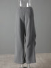 Gray 3 Piece Set Women's Lapel Blazer Short Vest High Waist Drawstring Wide Leg Pants Suit Autumn