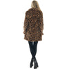Women Winter Warm Faux Fur Coat Casual Turn-down Collar Leopard Jackets Ladies Streetwear Long Sleeve Pockets Overcoats