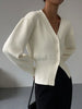 Autumn Sweater Cardigan Coat Women Korean Casual Elegant Long Sleeve Knitted Tops Knitwear Outwear Pull Femme