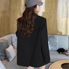 Spring Autumn Style Commuter Suit Women Long Sleeved Casual Loose Solid Color Suit Jacket Clothes Top