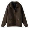 Causal Long Sleeved Grid Female Jacket Drawstring Tight Loose Women's Trench Collar Single Breasted Pocket Outerwear
