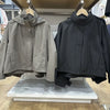 Spring Women's Windproof Stand Collar Jacket Cocoon Jacket with Hood Short Overcoat Simple and Versatile Solid Thin Coat