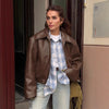 Womens Jacket Outerwears Cropped Faux Leather Jacket Autumn Long Sleeve Burgundy Bomber Jackets Casual Zipper Short Jacket