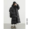 Women Down Coats Long Thick Warm Down Jackets Overcoat White Duck Down Loose Casual Jacket Autumn Winter