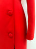 High Street Designer Women's Stand Collar Long Trench Overcoat