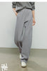 Women's Casual Pants Winter Cashmere-like Fleece-lined Tapered Thick Warm Trousers