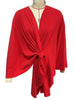 Elegant Shawl Wraps Soft Open Front Poncho Sweater Women Loose V-Neck Cape Casual Solid Color Soft Open Front Poncho Bat Shirt