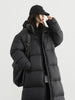 Women Down Coats Long Thick Warm Down Jackets Overcoat White Duck Down Loose Casual Jacket Autumn Winter