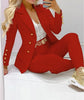Women's Autumn Clothes Two Piece Set Female Coats and Pants Versatile Casual Long Sleeve Jacket and Trousers Suit