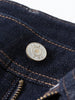 Slim Denim Jeans for Women Autumn Style Mid-waisted Zipper Flared Pants Cotton Retro Solid Chic Streetwear