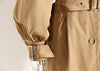 Spring Autumn Long Black Khaki Trench Coat for Women Belt Elegant Chic Stylish Designer Clothes Runway