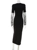 Eelgant Lace Women's Dress Patchwork Long Sleeves Autumn Party Slim Fit Sheath Velvet Sexy Split Female Vestidos