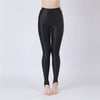 Sexy Women Thin Sheer See Through Pants Elastic Sexy Tight Silk Shiny Pencil Pant Oil Glossy Candy Color Yoga Leggings