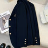 Spring Preppy All Match Suit Coat Bf Loose Solid Color Lapel Casual Buttons Outerwear Japanese Uniform Women Blazer Jacket