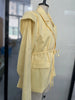 Elegant Commute Suit jacket Female Lace-Up Loose Pocket Patchwork Lapel Party Looks Outwear For Women Bandage Coat jacket